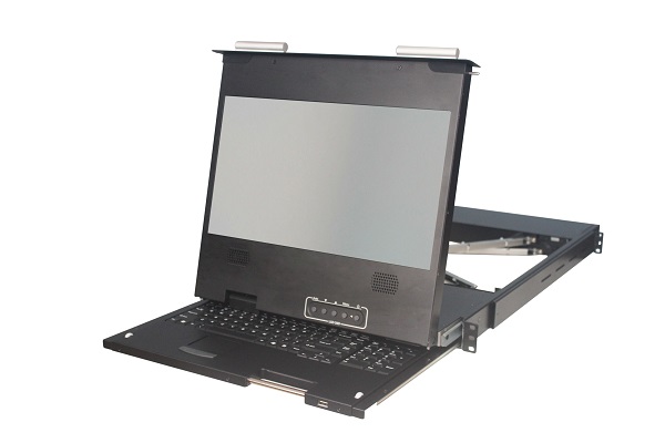 Dual Rail High resolution LCD console with multi inputs